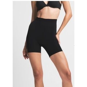 NWT Skims Everyday Sculpt Mid Thigh Short Onyx Women's Size XL Seamless